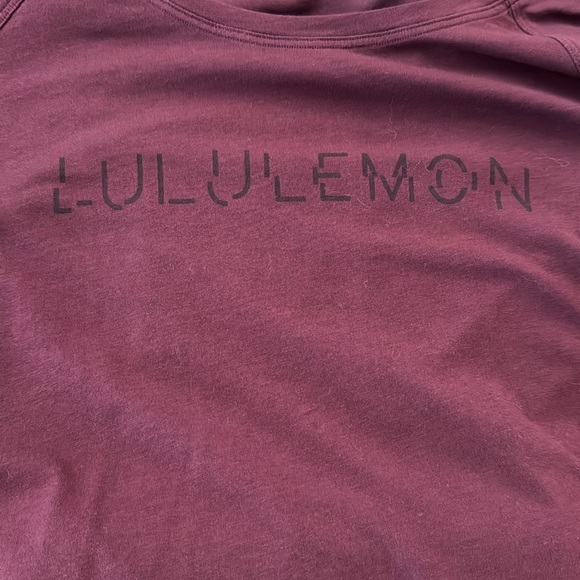 Lululemon Burgundy Long Sleeve ❤️❤️ - Picture 3 of 3